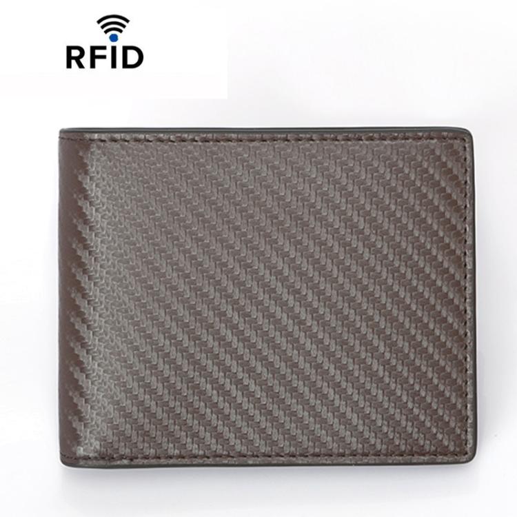 mens brown RFID wallet